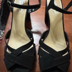 Elegant Black Strappy Heels